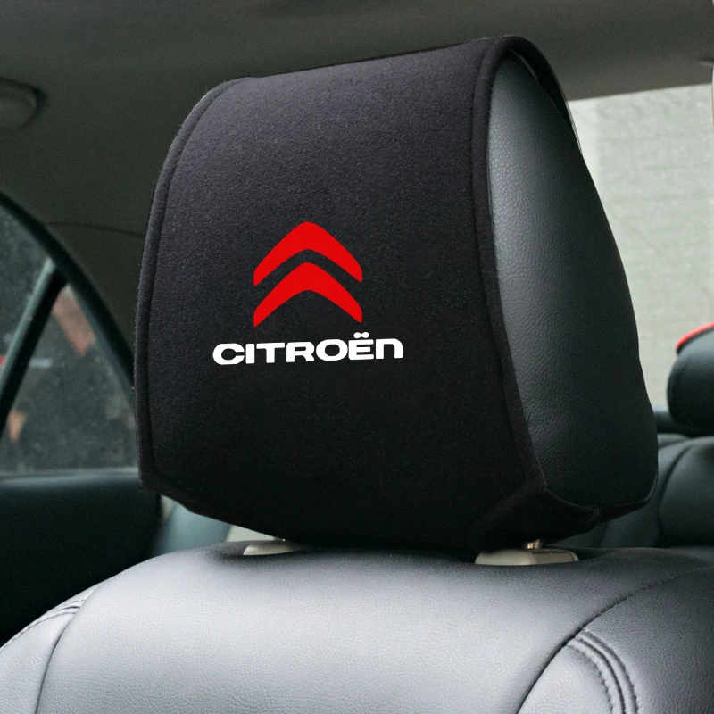 for Citroen C4 C3 C5 C1 C2 Berlingo C-Elysee C4-Picasso Car Headrest Cover Seat Head Pillow Neck Headrest Cover Car Stying