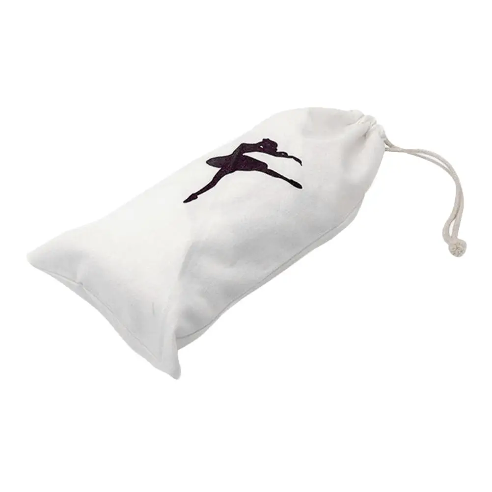 

Pointe Shoe Storage Bag Canvas Drawstring Ballet Shoes Bag Dance Travel Organizer Waterproof Wear Resistant Elegant Prints