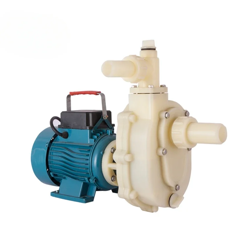 Anti-corrosion acid and alkali resistant plastic pump Centrifugal self-priming pump