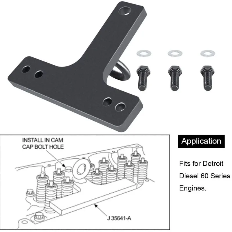 Automotive Cylinder Head Lift Bracket Tool #J-35641-A  Fits for Detroit Diesel 60 Series Engines