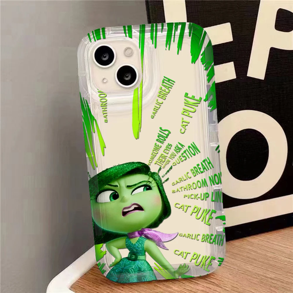 Disney Inside Out 2 Joy Clear Case, Juste antichoc pour VIcalculator, Y02, Y15S, Y16, Y17S, Y20, Y21, Y35, Y36, Y50, Y77, Y91, Y93, 5G Airbag, 2020