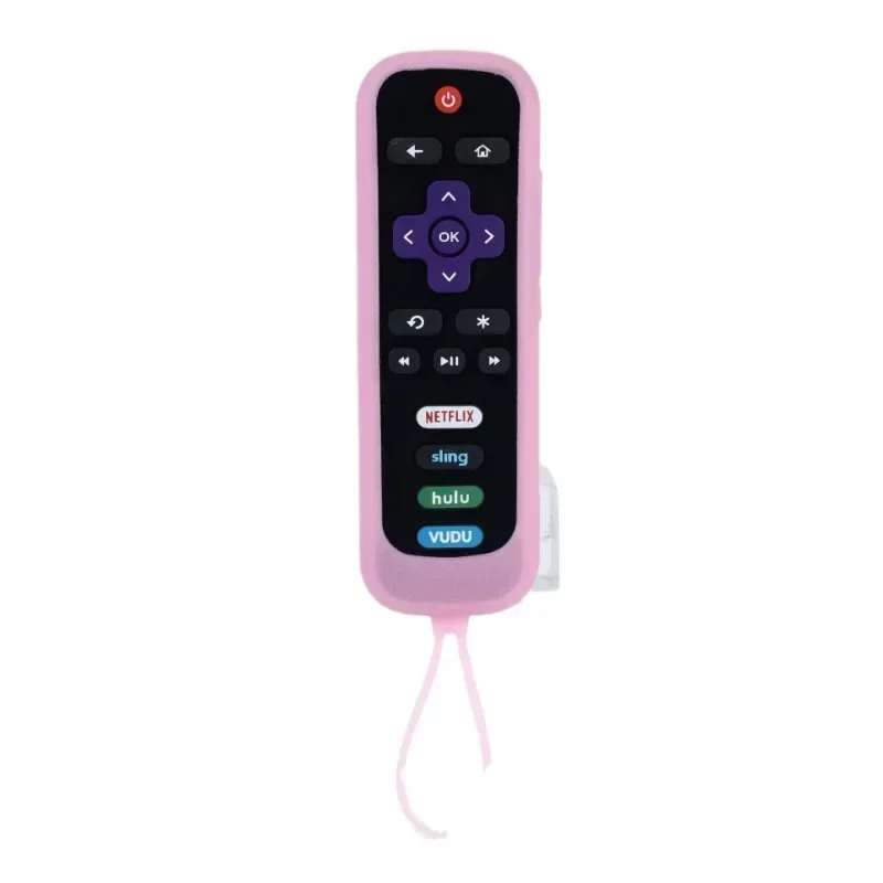 

Protective Case Fit for TCL Roku Express RC280 RCAL7R TV Remote Control Cover Silicone Dust-proof Skin Anti-Slip