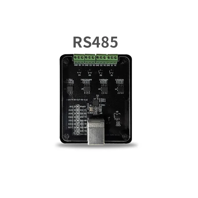 CH9114 USB To 4-Channel RS485 Converter Development Board 15Mbps High-Speed Data Transfer 485 Serial Debugging Downloader