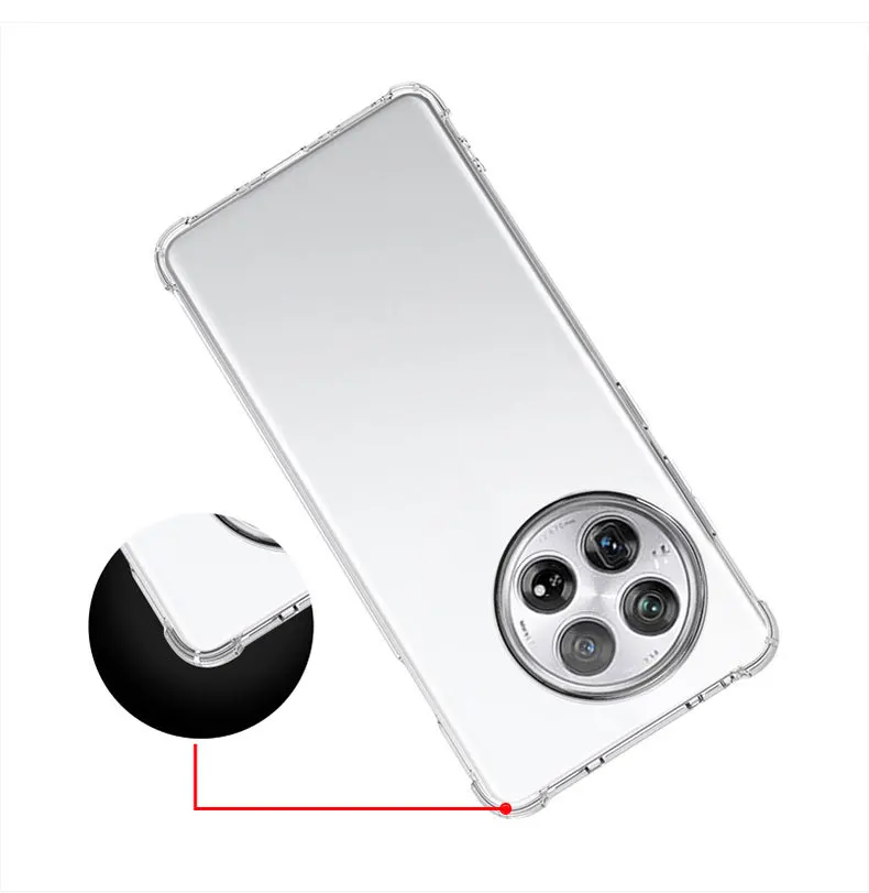 حافظة شفافة سميكة ضد الغبار لهاتف Oneplus 15 13T 13S 13R 12T 11R 10R 10T 10 Pro Nord 5 4 3 غطاء شفاف