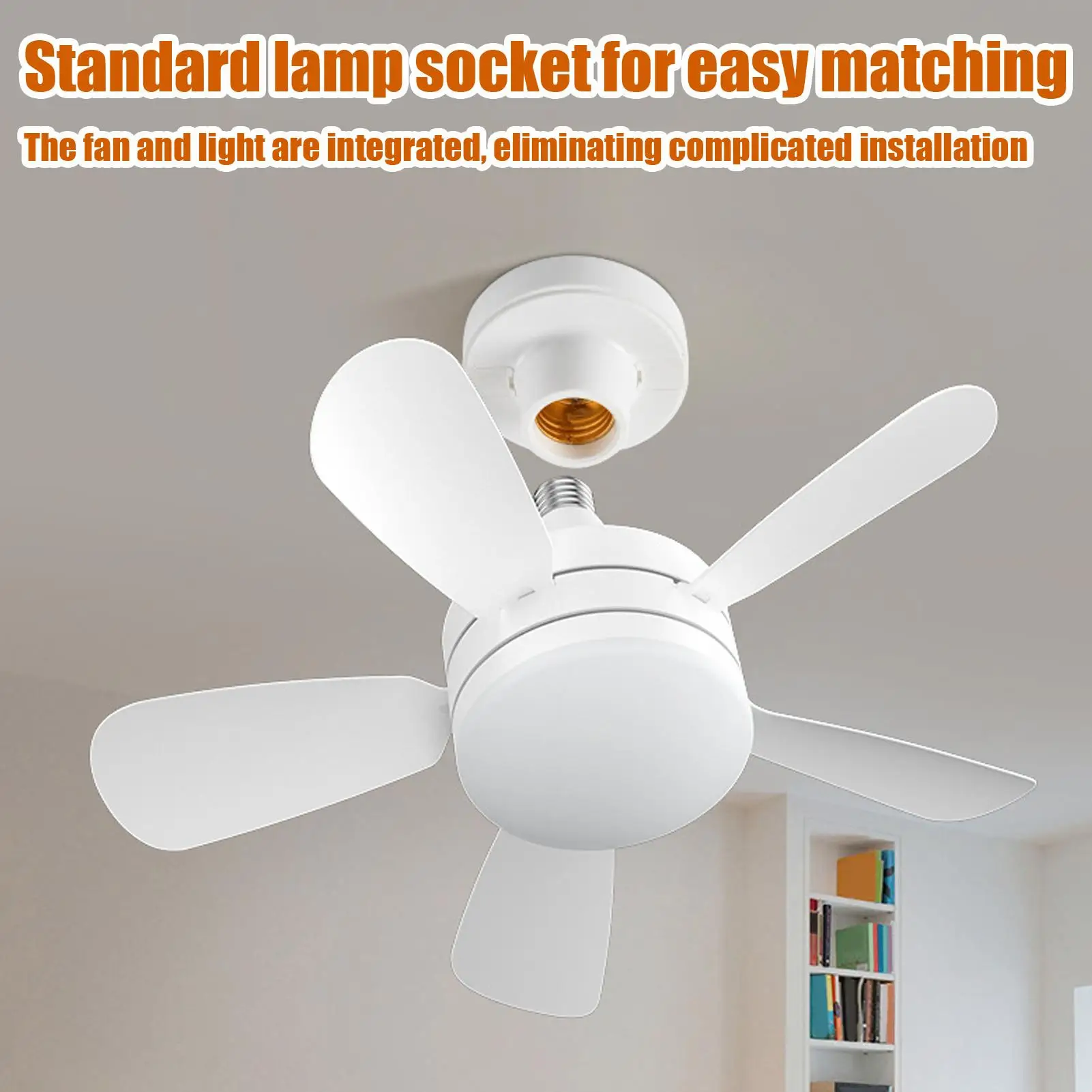 Ceiling Fans With Lights And Remote E27 Bedroom Ceiling Fan 3 Wind Speed Cooling Device For Homeowners Room Decorators Interior