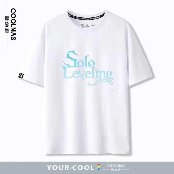 

GAME Solo Leveling Anime T Shirt Summer Men T-Shirt Casual Women Crew Neck Short Sleeve Tees Anime Ga