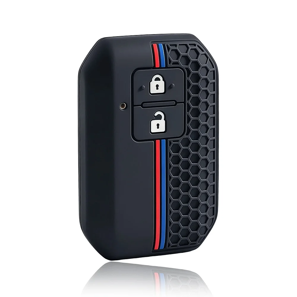 Key Fob Cover for Suzuki Swift Vitara Ignis Jimny Silicone Car Key Shell Sport Racing Style Auto Key Holder