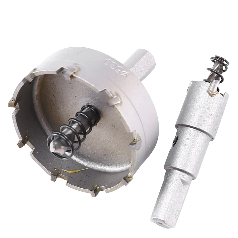 Jeu de forets à pointe en carbure pour bois et métal, scie cloche, 16-53mm, 13 pièces