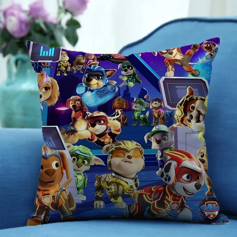 PAW Patrols Pillow Cases Anime Print Pillow Covers Cute Cartoon Pillow Cases Bedroom Room Home Decoration kawaii Birthday Gift - view 2