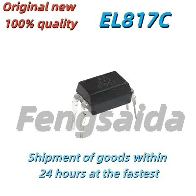 5PSC Brand new original EL817 LTV-817 through-hole DIP-4 PC817 HCPL-817 optical isolator EL817C