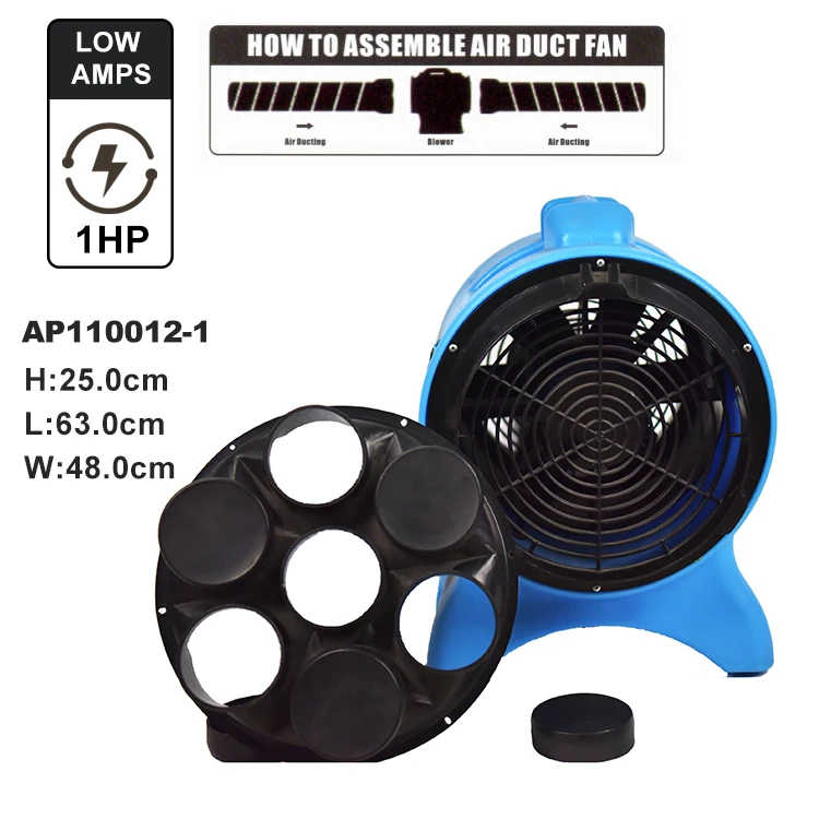 2025China Grande potente ventola di scarico industriale Ventilazione Ventilatore per asciugatrice per tappeti a tre velocità Ventilatore per traslochi