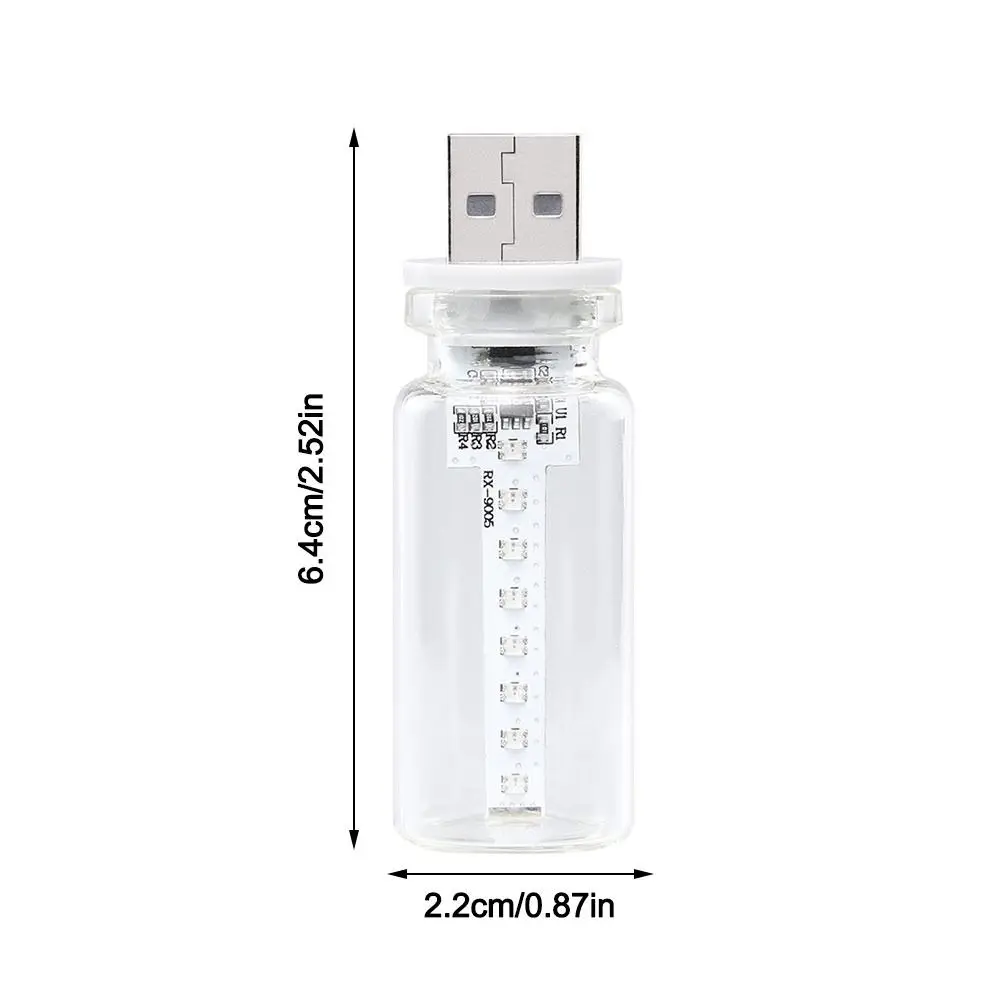 NEW DC 5V Mood Light Colorful Touch Activated USB Lamp Adjustable Night Light Car Decor