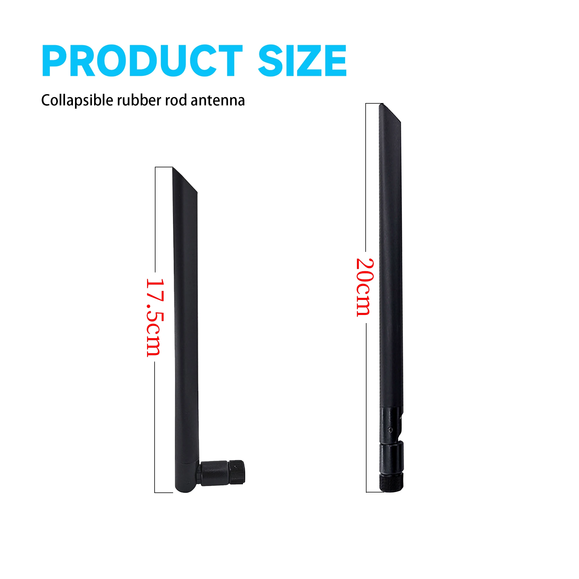 2PCS ODM 2.4GHz UHF VHF TX2400-JKD-20 Omnidirectional LORA Antenna Outdoor RF Antenna For Broadband Communications