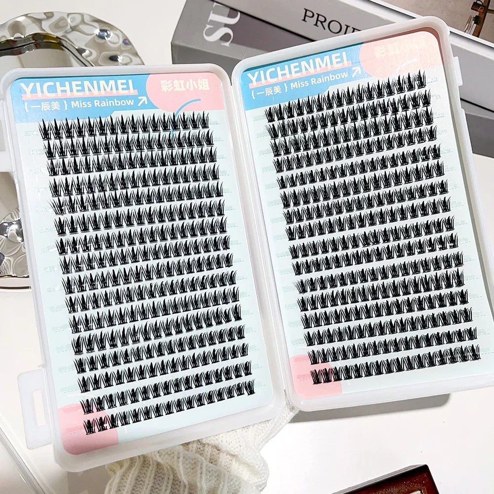 32 Rows Large Capacity False Eyelashes Natural Simulation Dense 3D Single Cluster DIY Eyelash Book Lashes Extension Beauty Tools