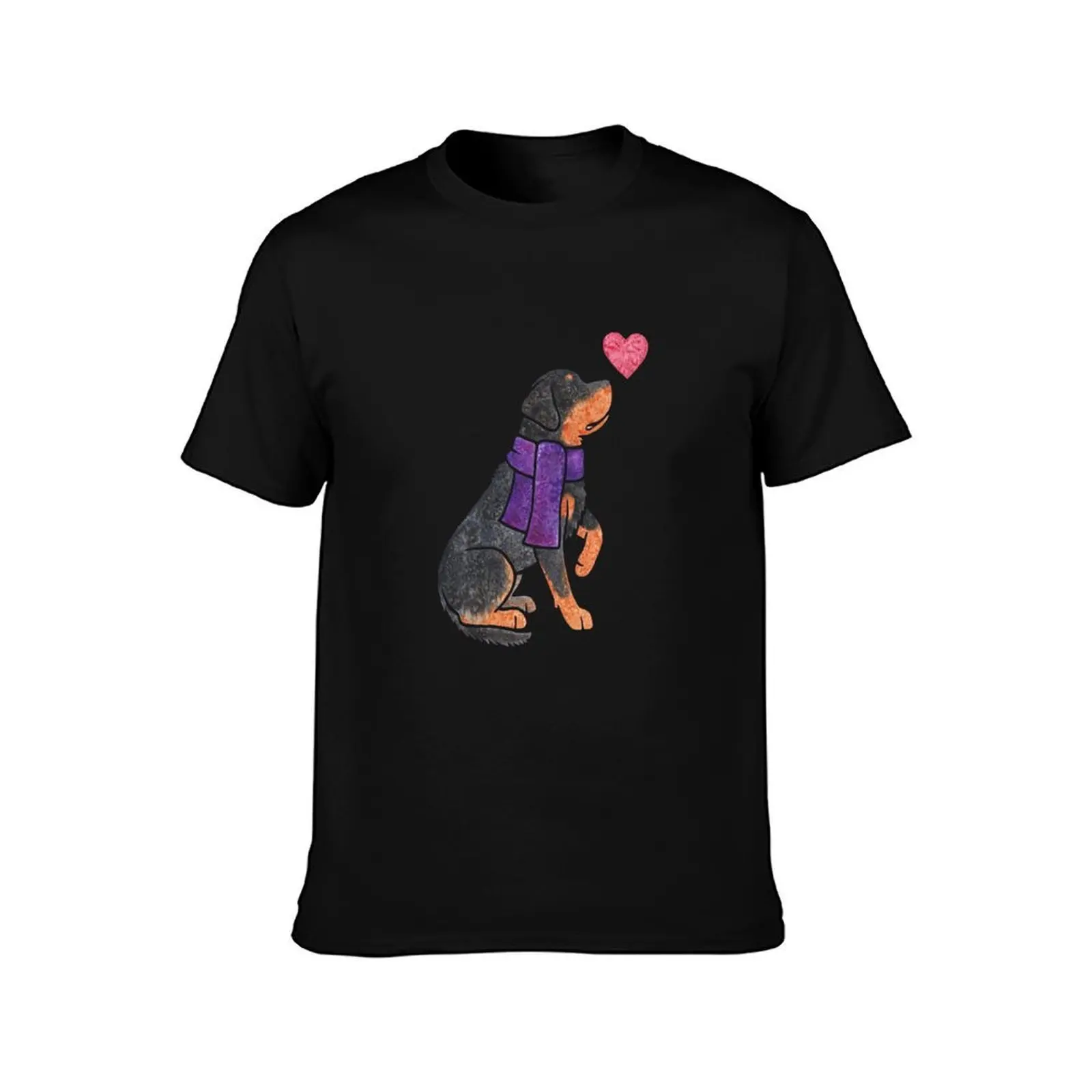 Watercolour Rottweiler (tailed) T-Shirt Performance Dry Fit T-Shirt
