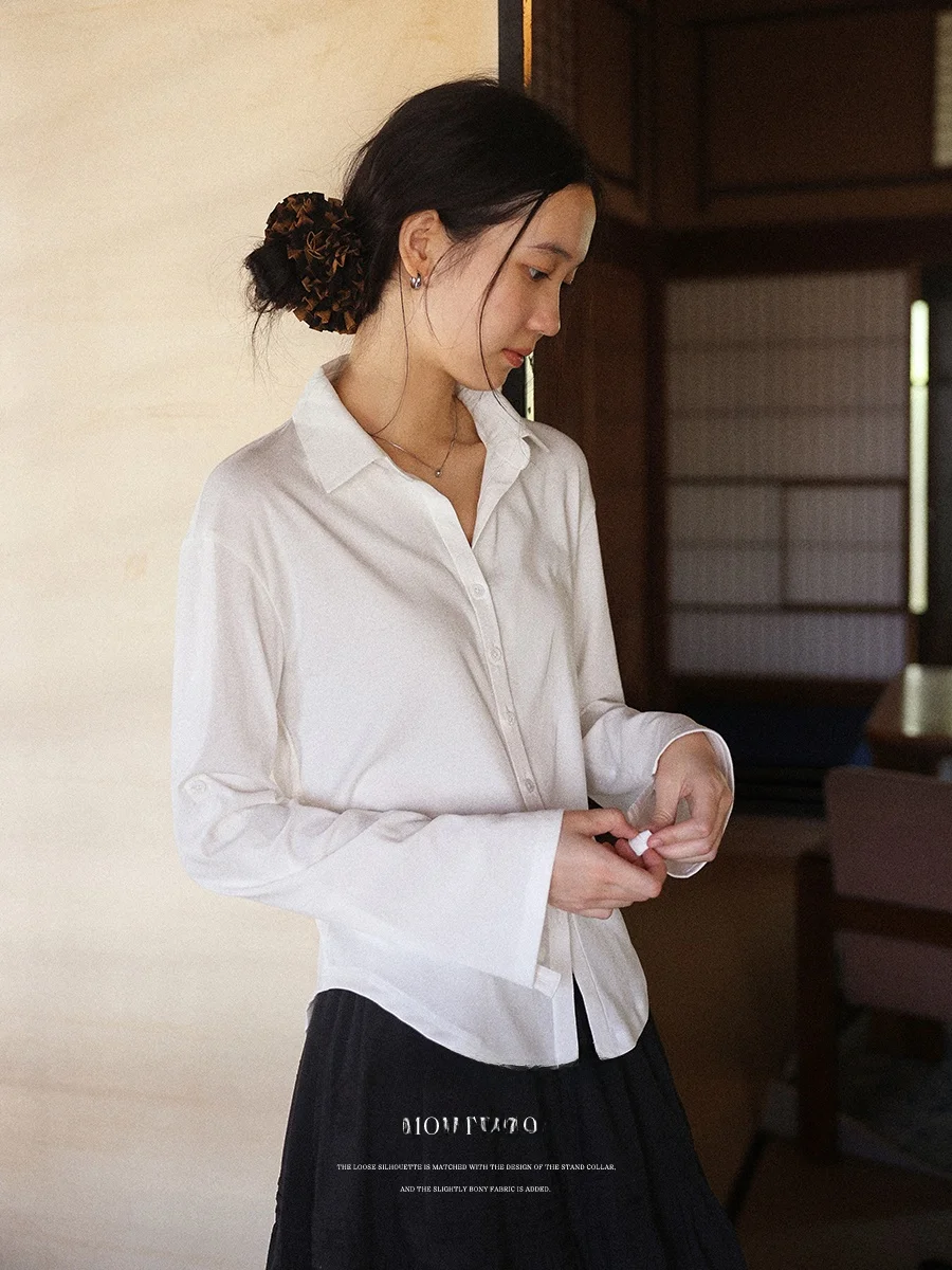 

Вязаный топ Lalaglow Slim Fit для женщин: базовый, повседневный, с завышенной талией, свободный, с длинными рукавами, из полиэстера, для ранней весны