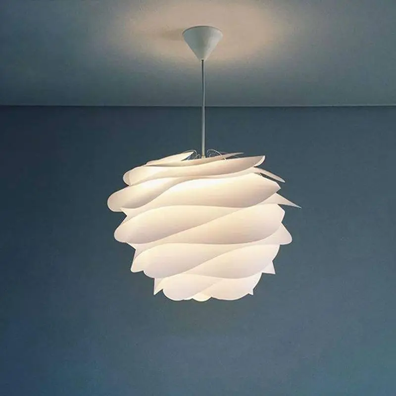 

Rose Flower Chandelier Modern Dining Room Lighting Scandinavian Style Pendant Lamp