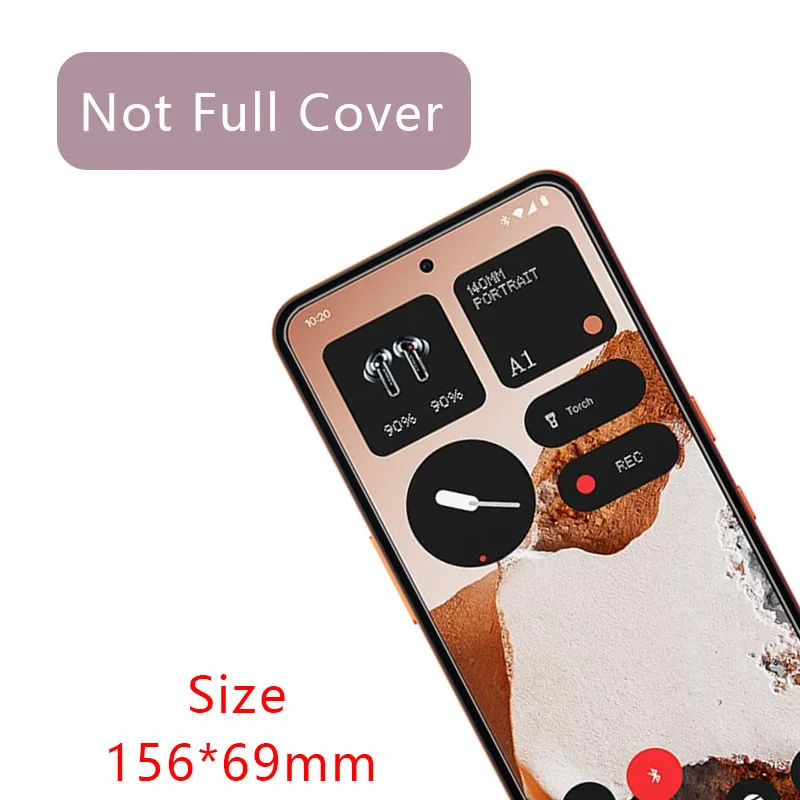 واقي شاشة من الزجاج المقسى لا شيء cmf phone 2 pro واقي شاشة على phone2 2pro فيلم زجاج nothin noting cmfphone phone2pro