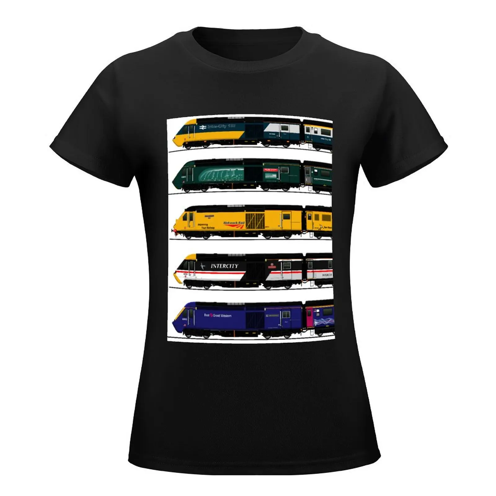 CLASS 43 INTERCITY 125 LOCOMOTIVES T-Shirt vintage clothes plus size tops shirts graphic tees graphics tshirts woman