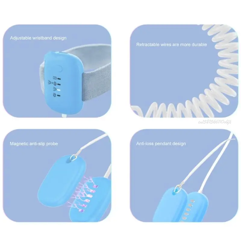 27RBチャイルドフレンドリーベッド湿潤アラーム磁気センサーベッドウェッターピーアラームモニター