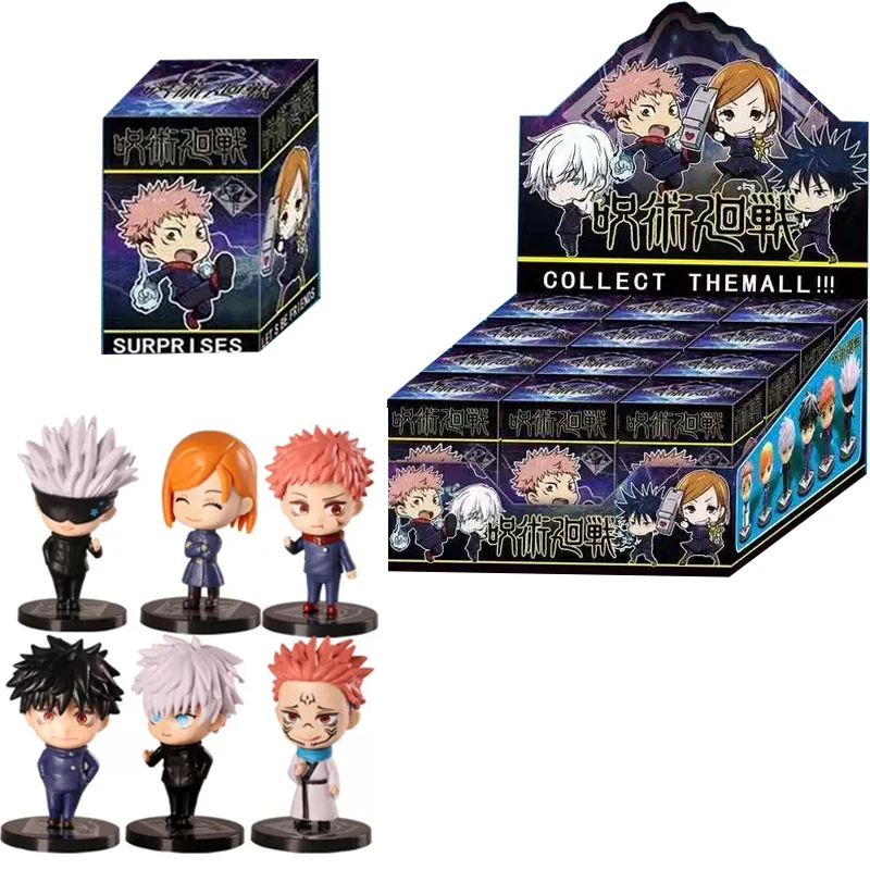 

НОВИНКА! Набор из 12 фигурок аниме Jujutsu Kaisen, игрушки в слепых коробках
