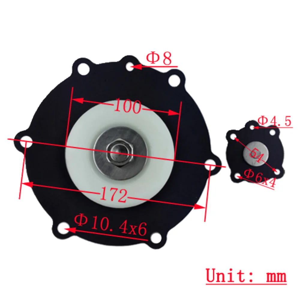 JOIL 2.5 Inch NBR Rubber Diaphragm Kit J65 for JISI65/JISR65/JIFI65/JIFR65/JIHI65/JIHR65 Dust Collector Pulse Valve