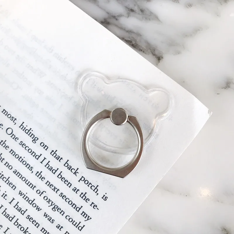 High Quality Clear Universal Phone Ring Holder Socket Smartphone Support Phone Grip Car Phone Holder