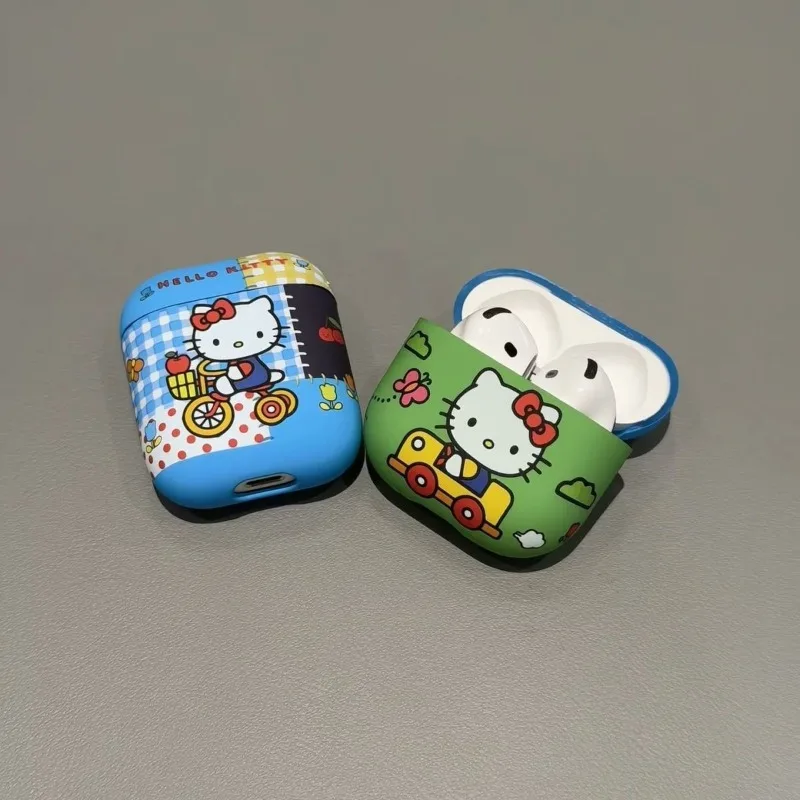

Anime Sanrio Hello Kitty Dopamine Earphone Shell Applicable To AirPods AirPodsPro Protective Case Cartoon Kawaii Lovely 2026