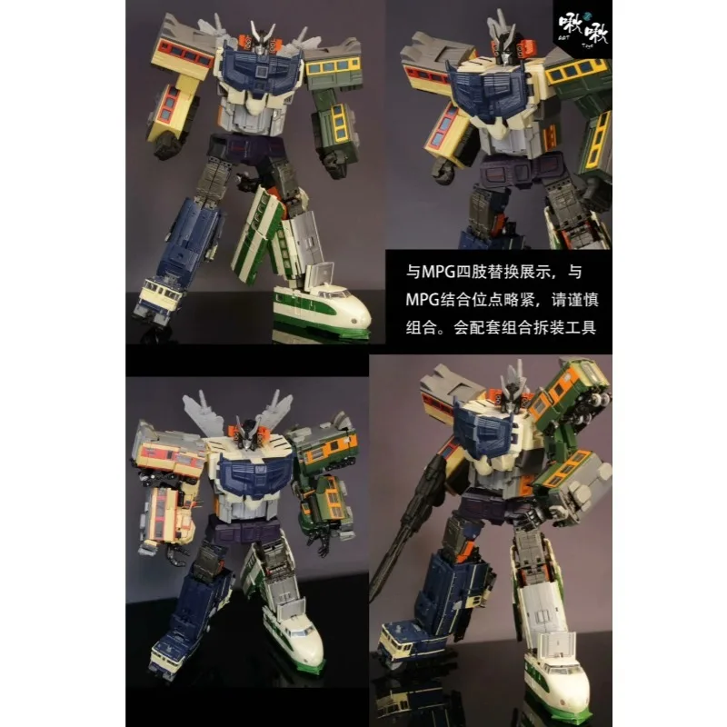 Qq tstudio pla impressão 3d mpg thunderbolt jiefang todos os membros transformação peças pacote brinquedo estátua coleção modelo presentes