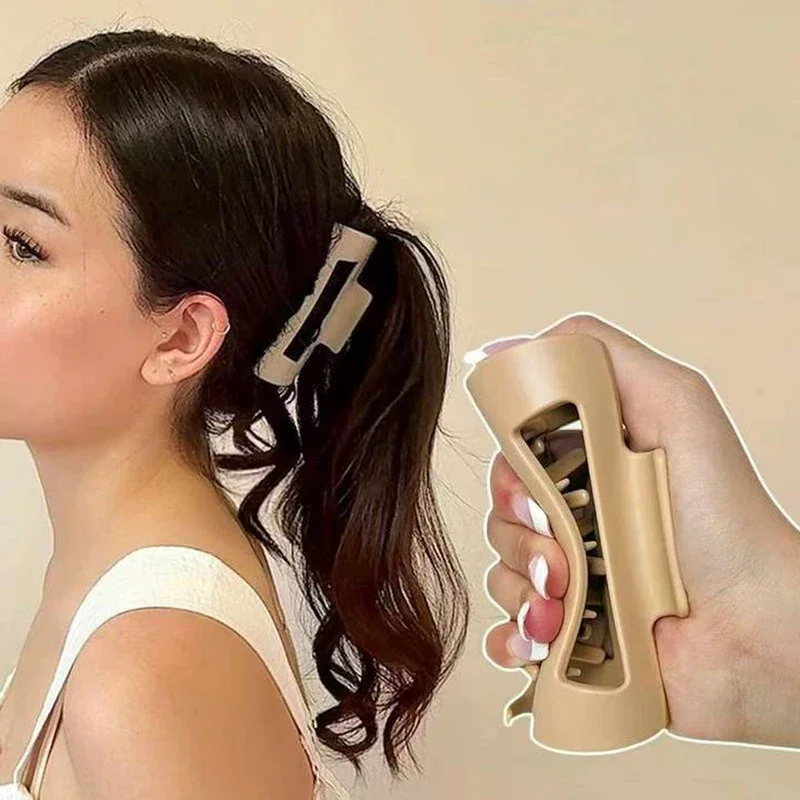 Soft Hair Grab Girls Clips Silicone Hair Clips Simple Fashion Versatile Items Hair Grab Decorations Hair Accessories Safe Design