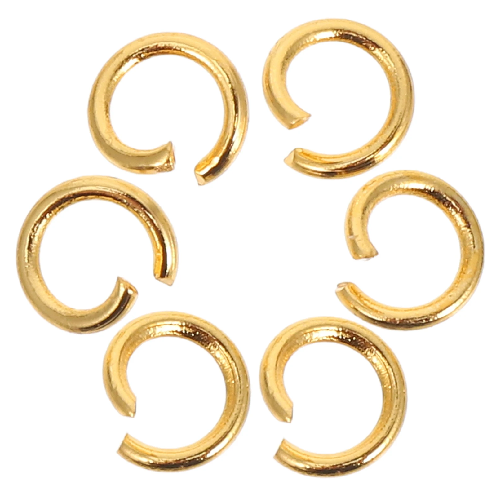 

200 шт. гальванические кольца для прыжков из нержавеющей стали, разъемы для изготовления ювелирных изделий, открытый дизайн, серьги-колье, разрезные кольца для ожерелья