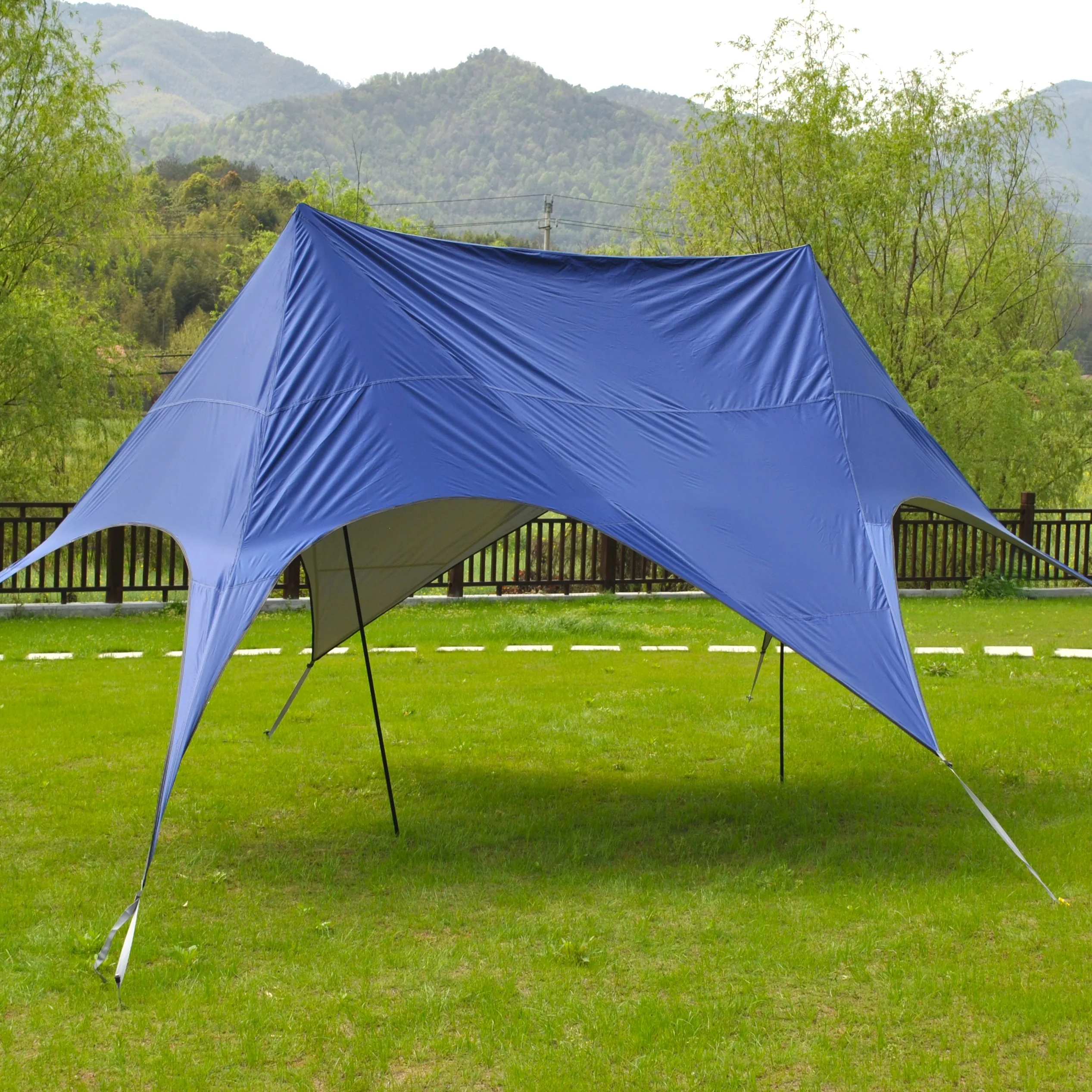 

Семейный брезент для кемпинга, водонепроницаемый навес, палатка, брезент, солнцезащитный козырек для кемпинга, пикника на заднем дворе, пляжный навес