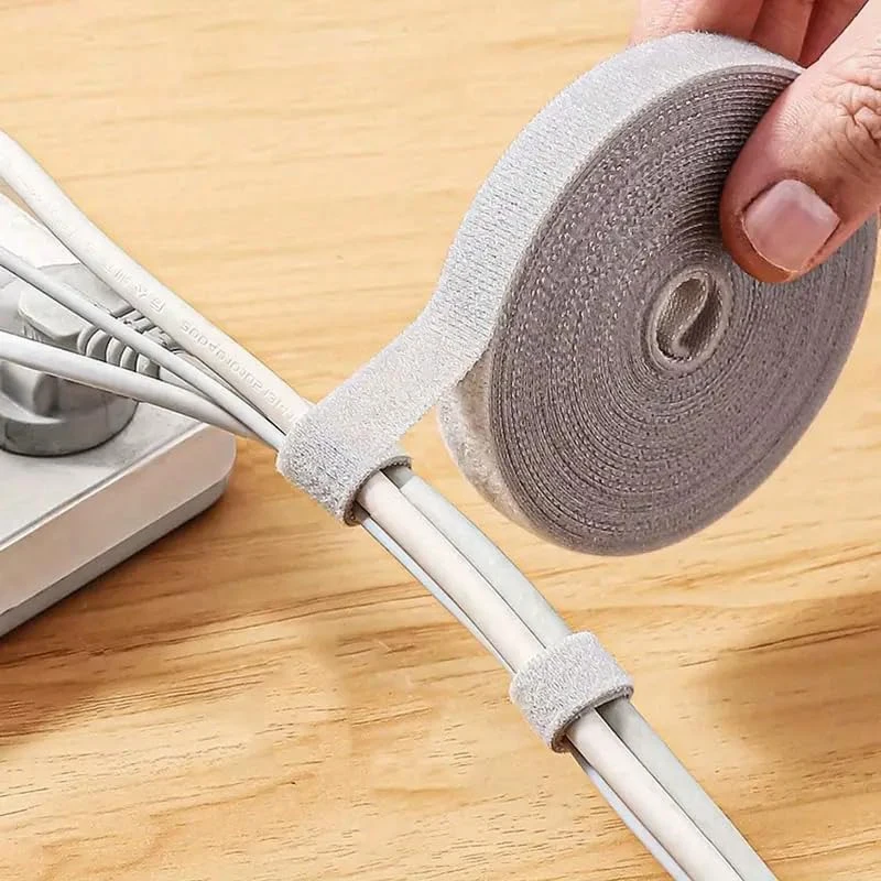 Cable Organizer Cable Management Wire Winder Tape Earphone Mouse Cord Management Ties Protector Practical Small Accessories