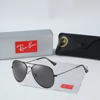 Nuevo 2025, gafas de sol polarizadas clásicas de la mejor marca, gafas de sol de piloto con protección solar para hombre, película de color, espejo de sapo estilo Tom Hardy para mujer