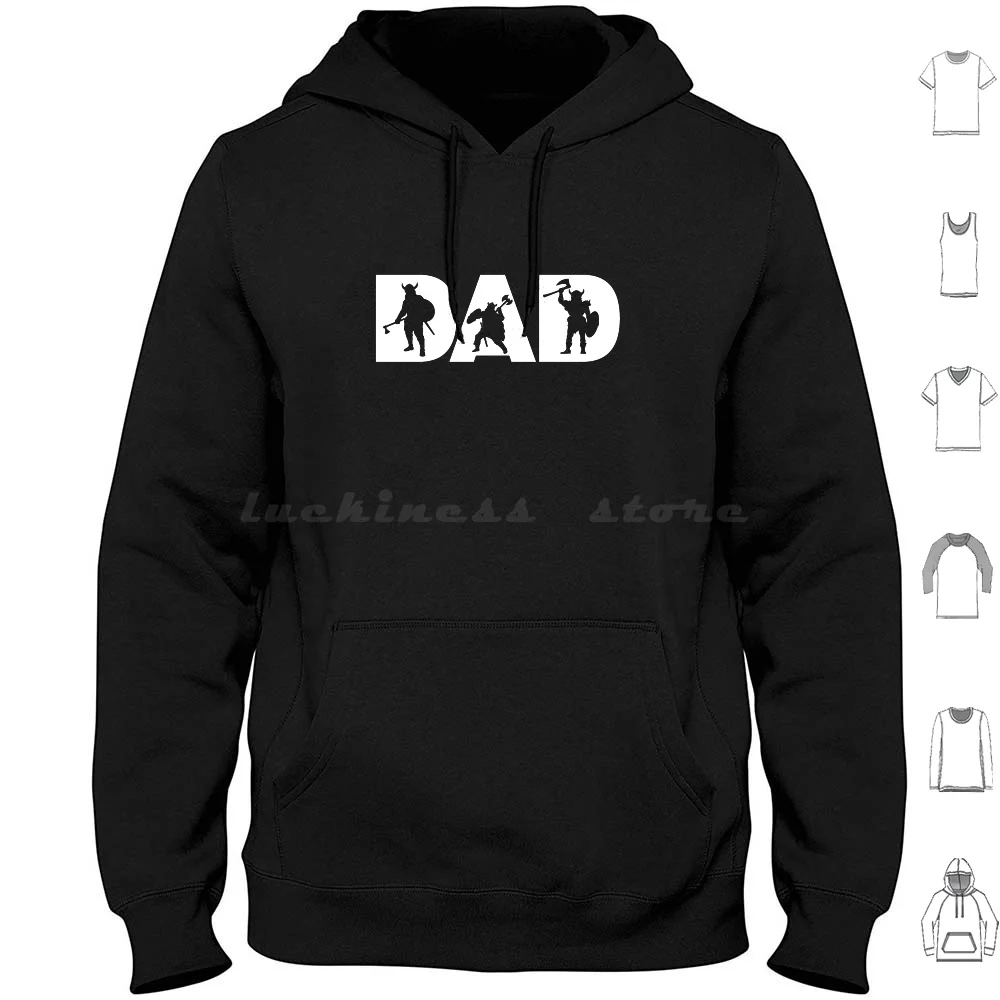 

Dad The Viking Norse Viking Dad Scandinavian Father'S Day Gear Hoodies Long Sleeve Viking Corsair Freebooter Pirate