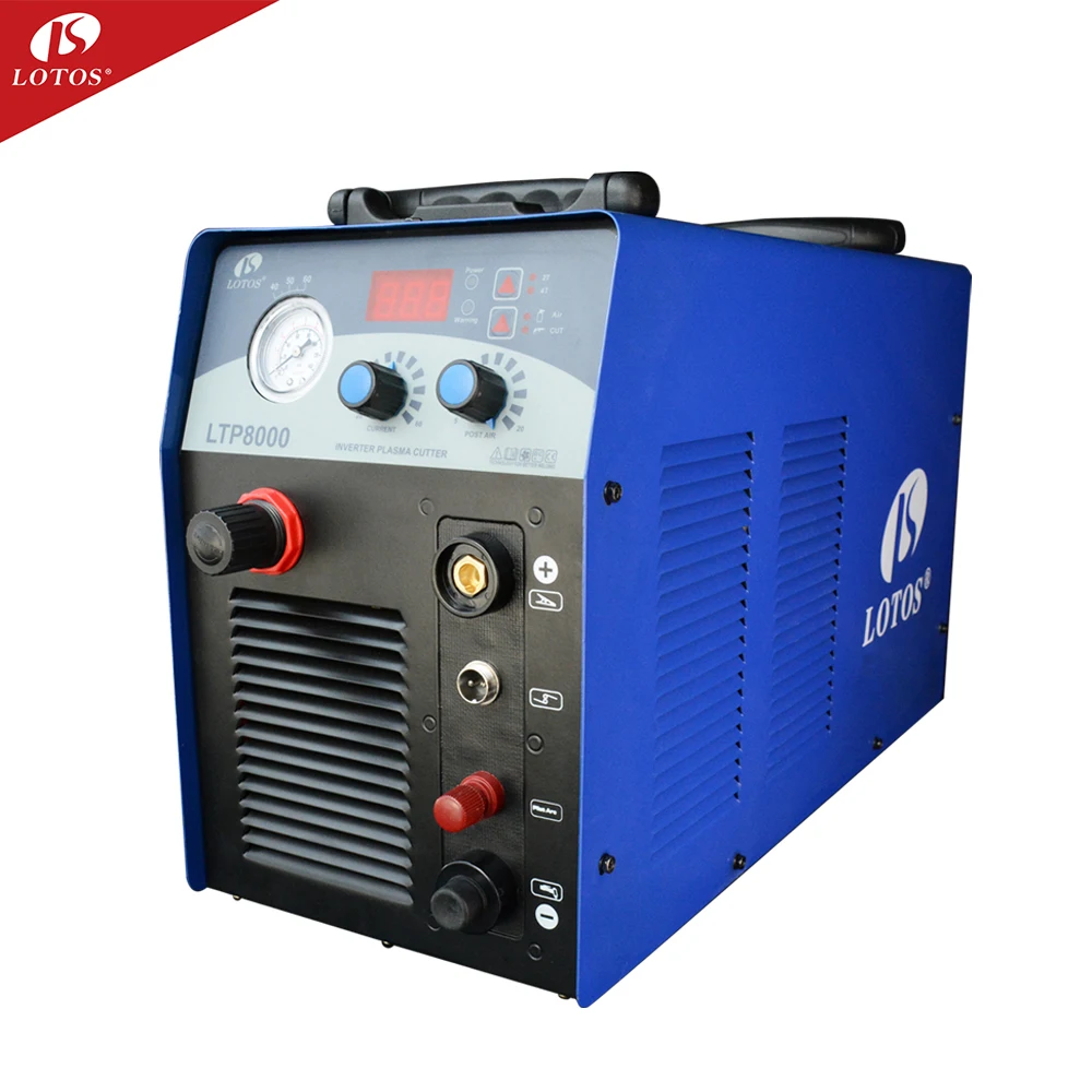

Lotos LTP8000 Factory Price Metal Cutter Machine Plasma 80 Amp 25mm Cutting Plasma Cutter for Black Friday Gift