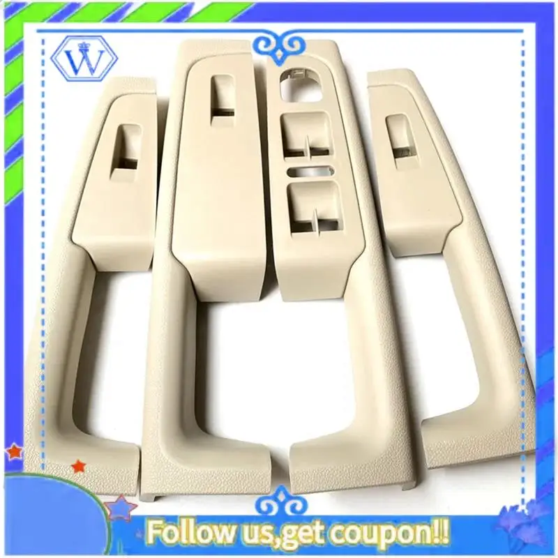 M46K-Car Inner Door Handle Armrest Frame Switch Control Panel Trim For Skoda Superb 2008-2013