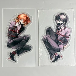 Bungo Stray Dogs Binding Series Acrylic Stand Dazai Osamu Figure Display Nakahara Chuuya Standee Anime Goods Collection Decor