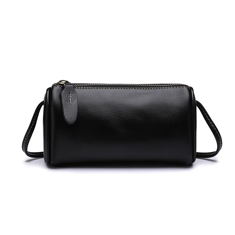 

New women's bag ladies luxury shoulder bag ladies soft 100% cowhide genuine leather niche design messenger bag