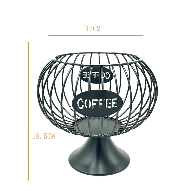 中空コーヒーカプセル収納バスケット、コーヒーポッドホルダー、キッチン収納バスケット、ホームカフェやホテルのオーガナイザー