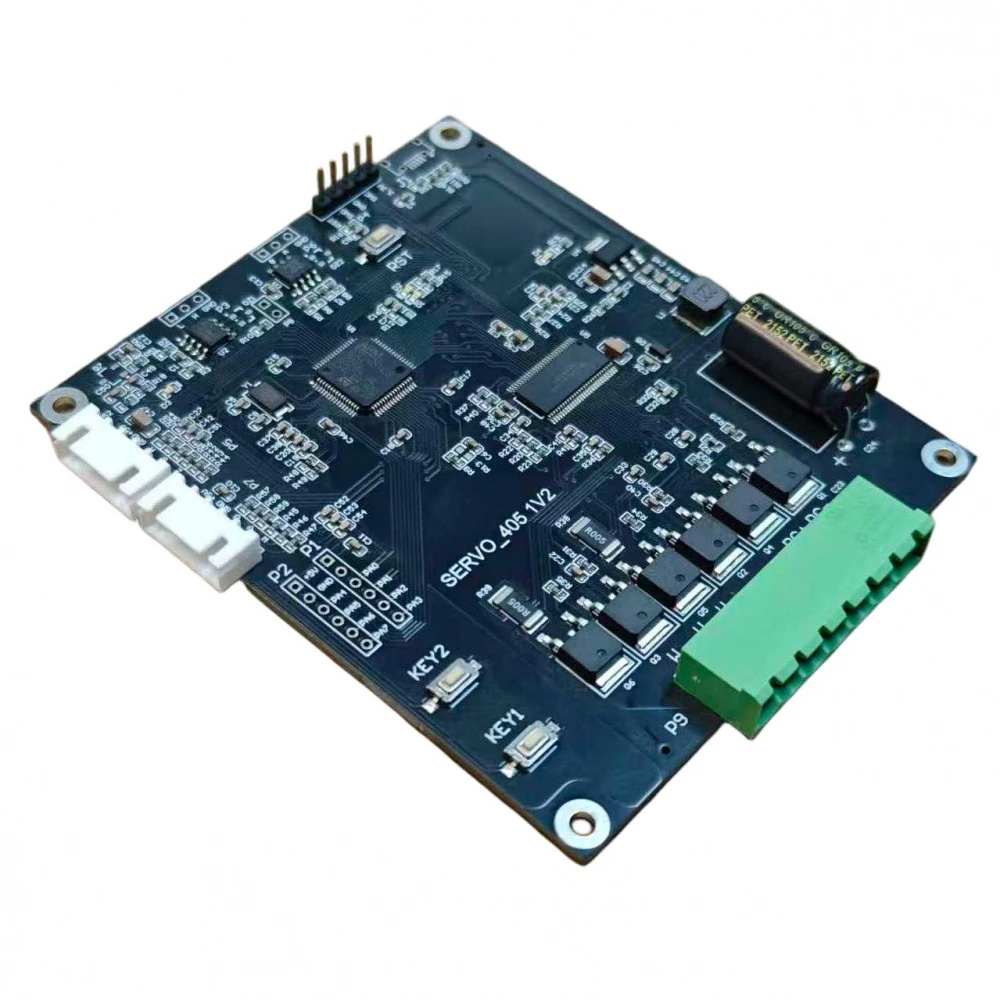 

Servo Motor Driver Board BLDC PMSM FOC Support ABZ Encoder Hall CAN RS485 DC18-48V 10A Motor Development Board STM32F405 DRV8301