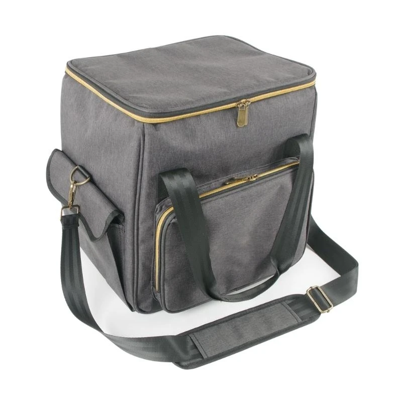 

31KC Record Holder Box Large Capacity CDs Bag Albums Storage Carrying Bag Travel Bag With Dividers Easy to Carry