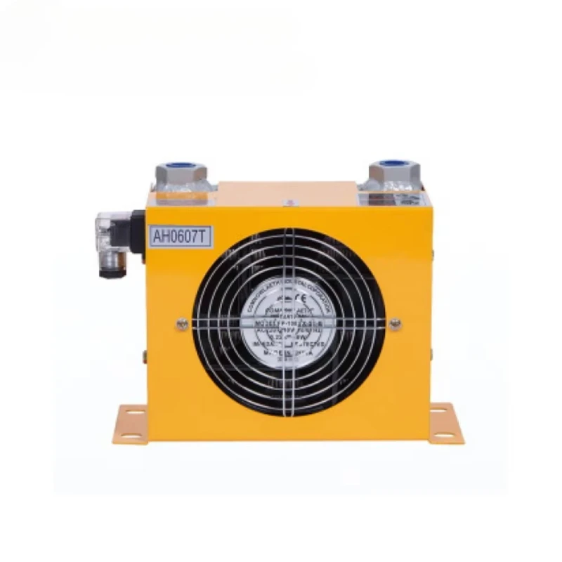 Aluminum hydraulic oil radiator Hydraulic air oil cooler with fan
