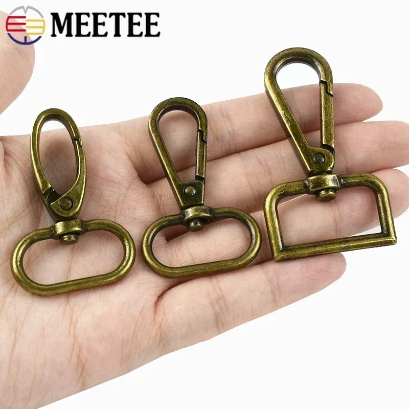 

20Pcs Meetee 25mm Metal Bag Strap Buckle Lobster Clasp Collar Carabiner Snap Hook KeyChain Swivel Trigger Clip Clamp Accessories