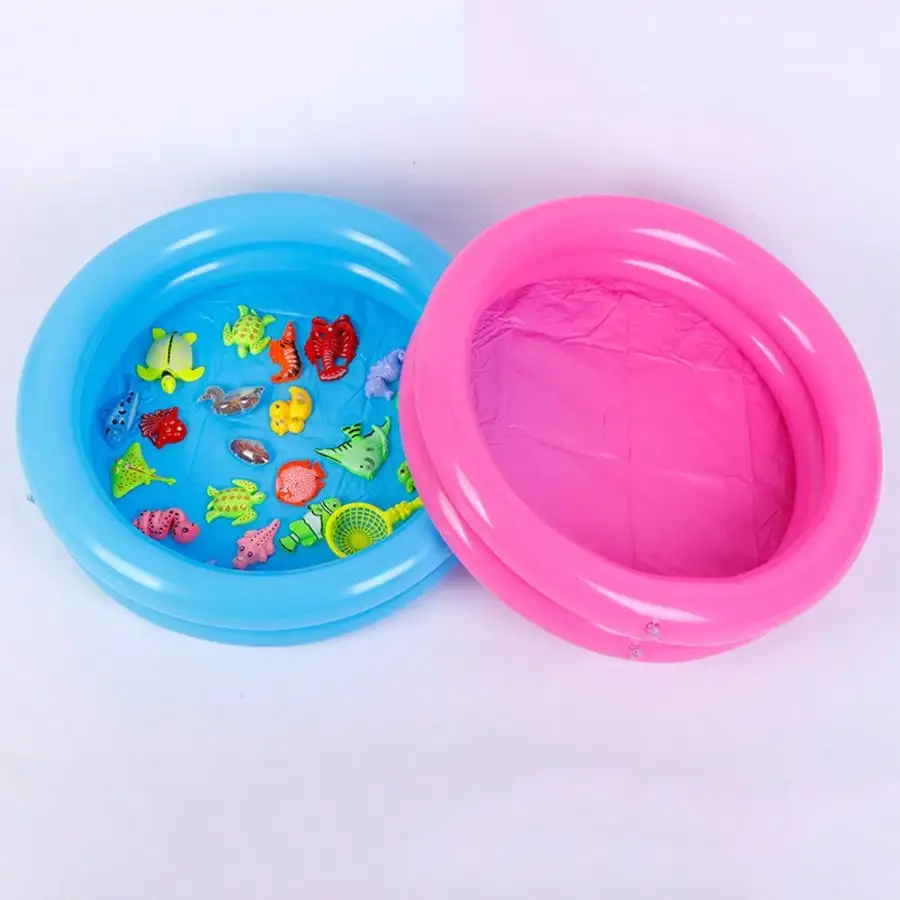 

Dual Layer Round Inflatable Water Pool Outdoor Mini Water Playing Pool For Kids Pets Summer Use