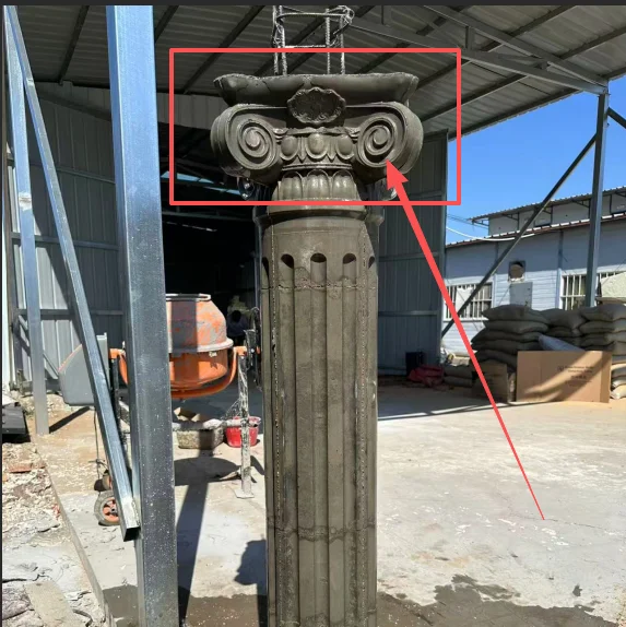 D25cm H25cm Exclusive design of the new round capitals plastic building template column mold