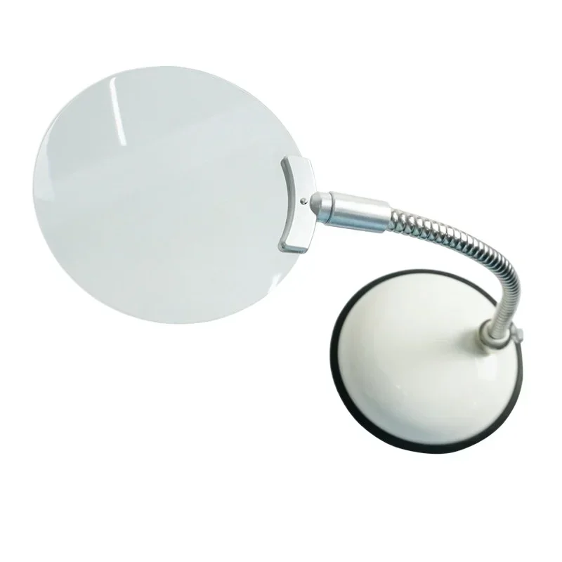 Optical magnifying glass dual-purpose standing bracket type hand-held detachable desktop magnifying glass