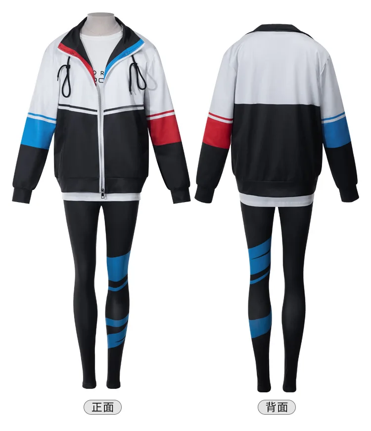 

Halloween Carnival Suit Game Valorant Jett Cosplay Costume White Jacket Coat T-shirt Outfits