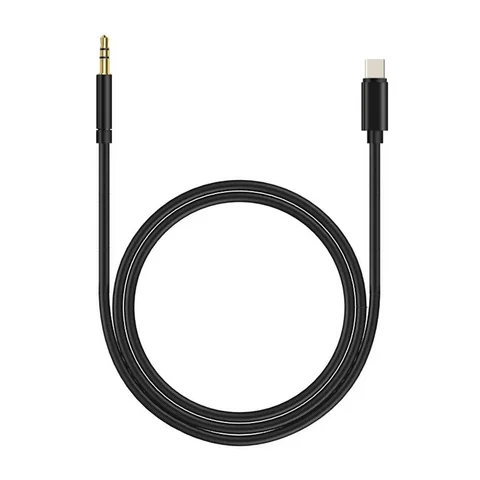 Cavo di prolunga audio da tipo C a 3,5 mm e adattatorePer iPhone 15 Xiaomi Huawei Cavo di alimentazione ausiliario e cavo per cuffie con porta piatta