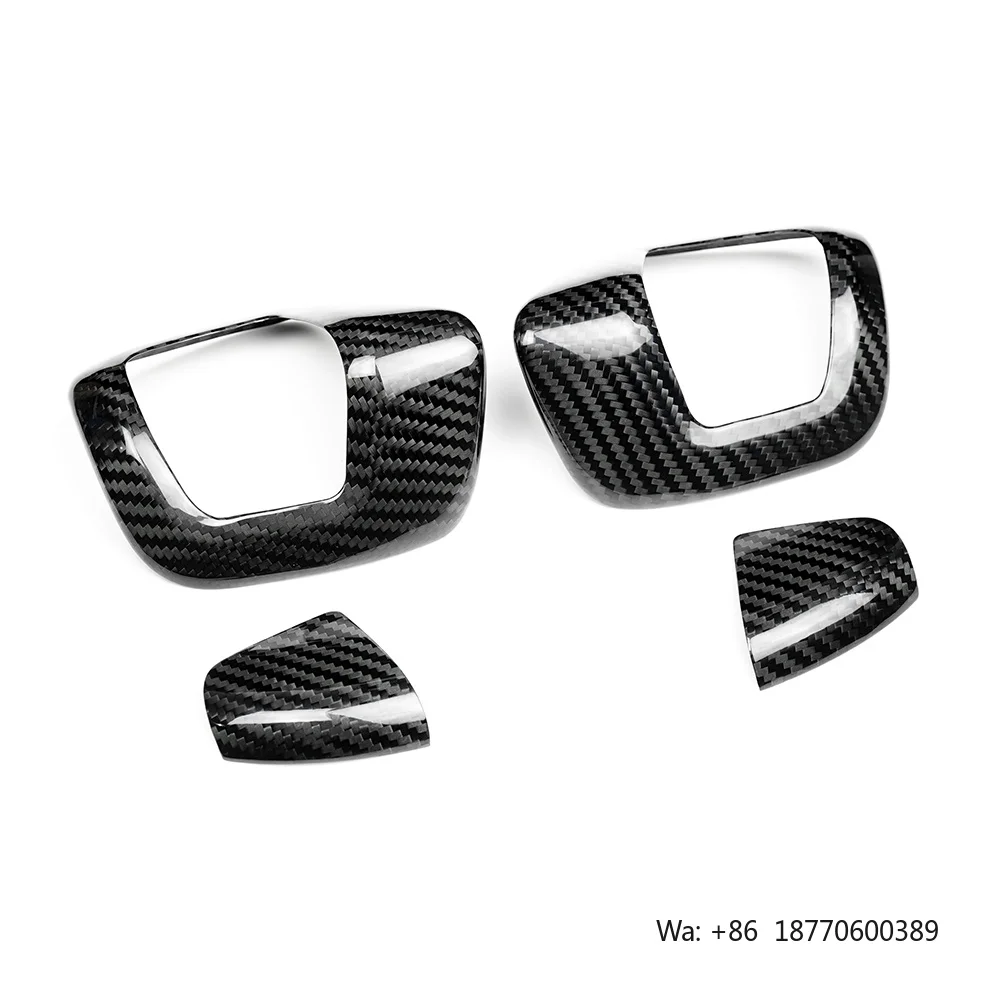 

Shasha Carbon Fiber Accessories Seatback Adjustment Handle Cover Carbon Fiber Car Accessories for Camaro 2016-2023